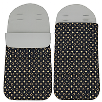 Теплий конверт на флісі LV Brown Baby Go для коляски та санок 1000085 solve