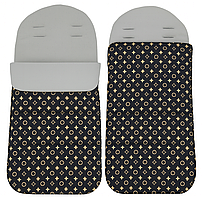 Теплий конверт на флісі LV Brown Solve для коляски та санок 1000085 solve