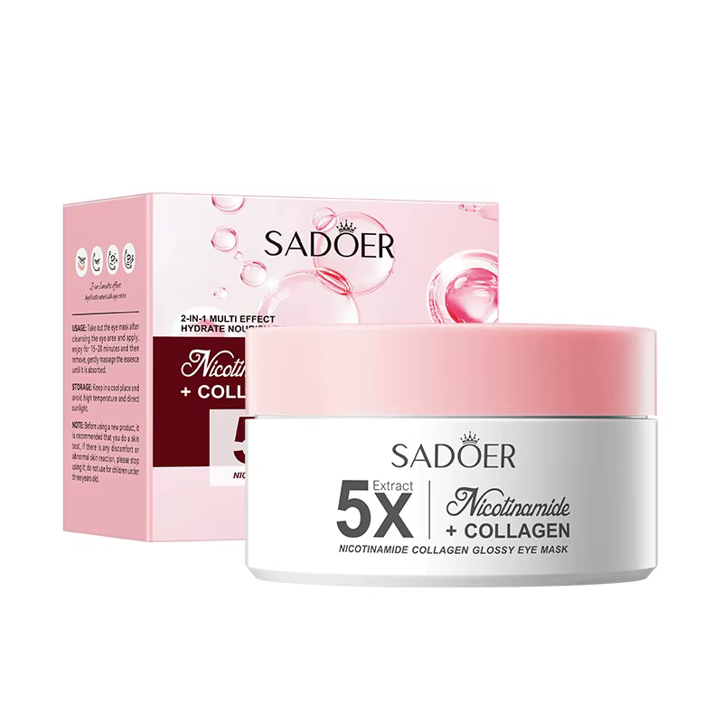 Гідрогелеві патчі SADOER 5X Nicotinamide Collagen з ніацинамідом та колагеном 80 шт, фото 1