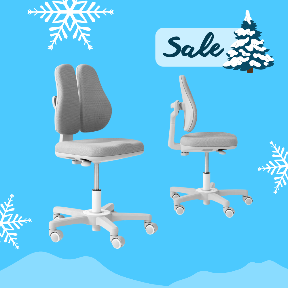 Дитяче ергономічне крісло Fundesk Mente Grey без підлокітників