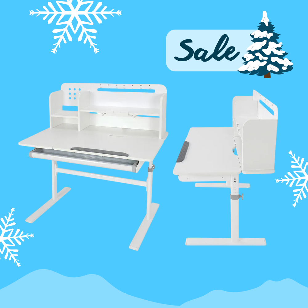 Парта-трансформер Fundesk Dolore Grey Plus