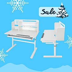 Парта-трансформер Fundesk Dolore Grey Plus