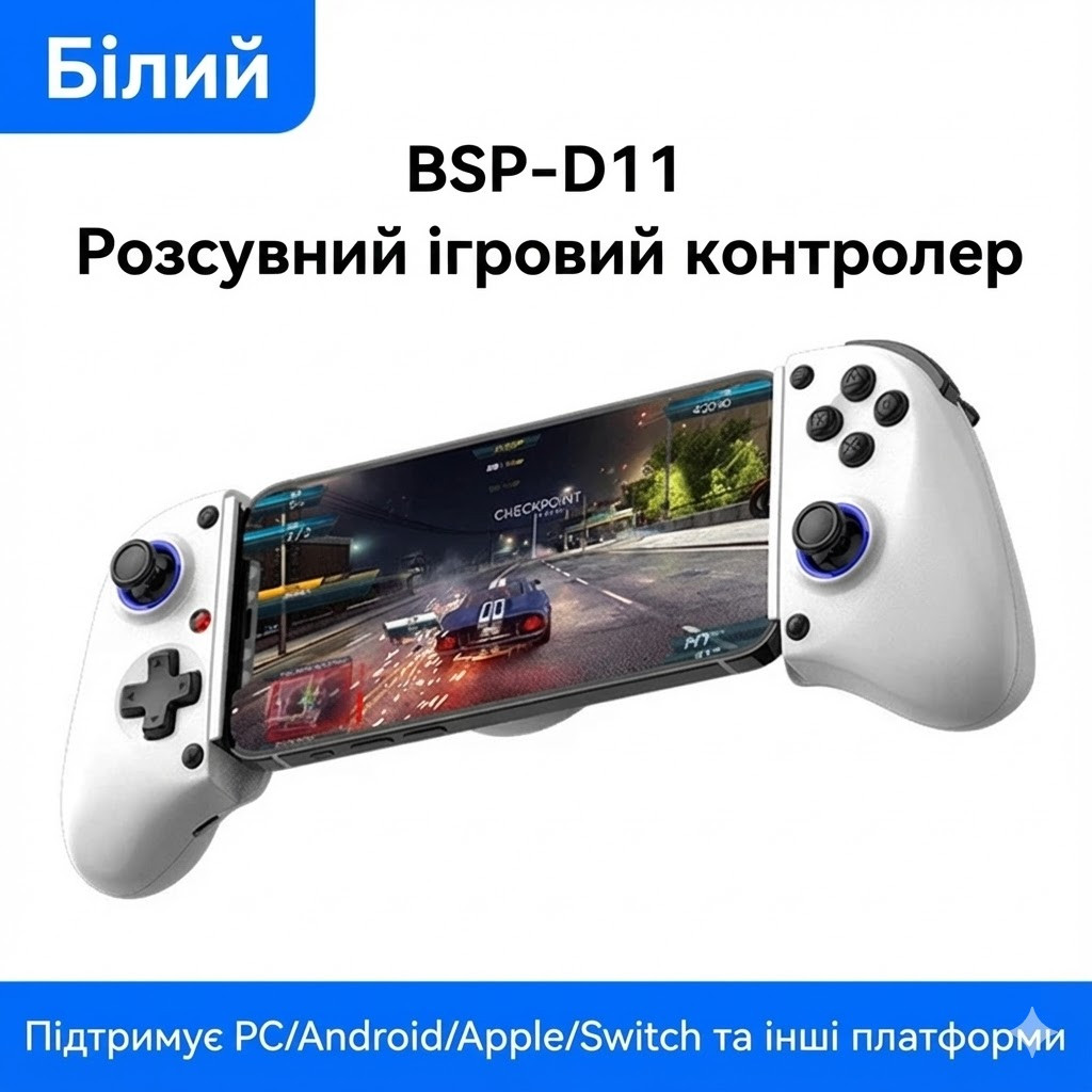 Бездротовий геймпад BSP-D11 для смартфона та планшета — iOS / Android / PC / Switch