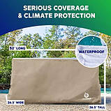 Кришка ящика для палуби YardStash — міцна та водонепроникна для зберігання подушок на відкритому повітрі, фото 5