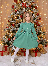 Сукня для дівчинки замш, Тея, розміри 116-164р., фото 4