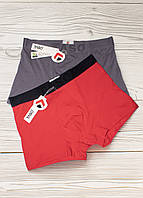 Шорти чоловічі Taso графіт+червоний XL упаковка 2 шт, арт.5566V1 (бамбук, шорты)