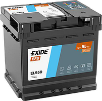 Акумулятор EXIDE START-STOP EFB 55Ah Єв (-/+) (540EN) (д207*ш175*в190) EL550