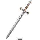 Меч великий 75 см театральний дорослий 1:1, пластик. Мод2