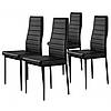 Крісло / Стілець обідній Bonro B-016 чорний для столової кухні вітальні кафе ресторану, фото 7
