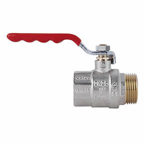 Кран кульовий SD Plus 1" ВЗ для води (важіль) SD605NW25PN40, фото 3