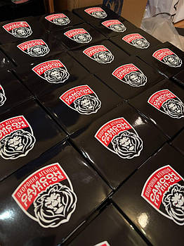 Набір з 12 шоколадок з вашим логотипом у подарунковій дизайнерській книзі оптом 50 шт.