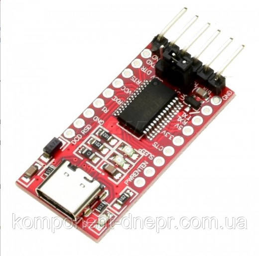 USB-UART TTL перехідник на FT232RL (Type-C), фото 1
