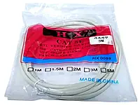 LAN-кабель 3 метри UTP Cat 5e RJ45 патч-корд для інтернету