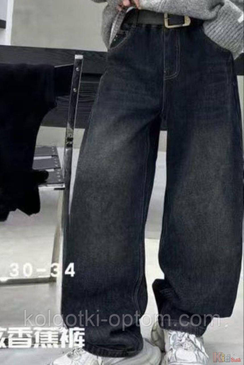 ОПТОМ Джинси палаццо утеплені зі швами на кишенях (158 см)  Bolina Baby 2125000889825, фото 1