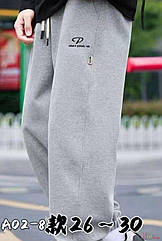 ОПТОМ Штани спортивні світло-сірі утеплені (140 см)  Bolina Baby 2125000889962