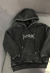 ОПТОМ Упаковка (122-128-134-140-146) Худі утеплене темно-сірий Extrems Bolina Baby 1111000066626