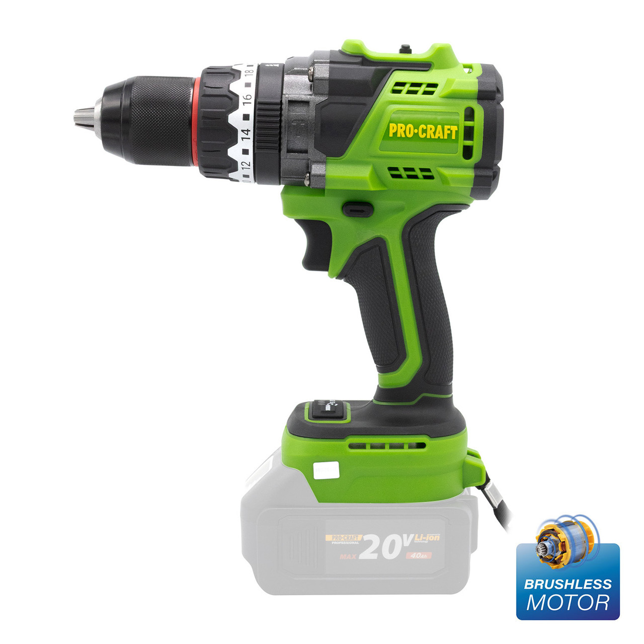 Шуруповерт Procraft PA18ProBL (без акб і зп), фото 1