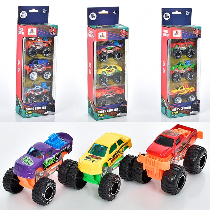 Набір машинок — метал. "Big Foot", фото 1