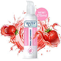 Лубрикант зі смаком полуниці на водній основі Waterfeel Lube, 175 мл Арес