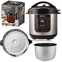 Мультиварка скороварка 6 5 літрів 1200 ват 14 програм Hoffmans антипригарна чаша сенсорне керування