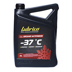 Антифриз LUBRICO LONG LIFE ORGANIC ANTIFREEZE RED -37 4л - VW TL774D(G12)/TL774F(G12+)