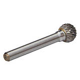 Alloid Pro. Борфреза твердосплавна для металу, тип D, D-12 мм, d-6 мм, L-56 мм, фото 3