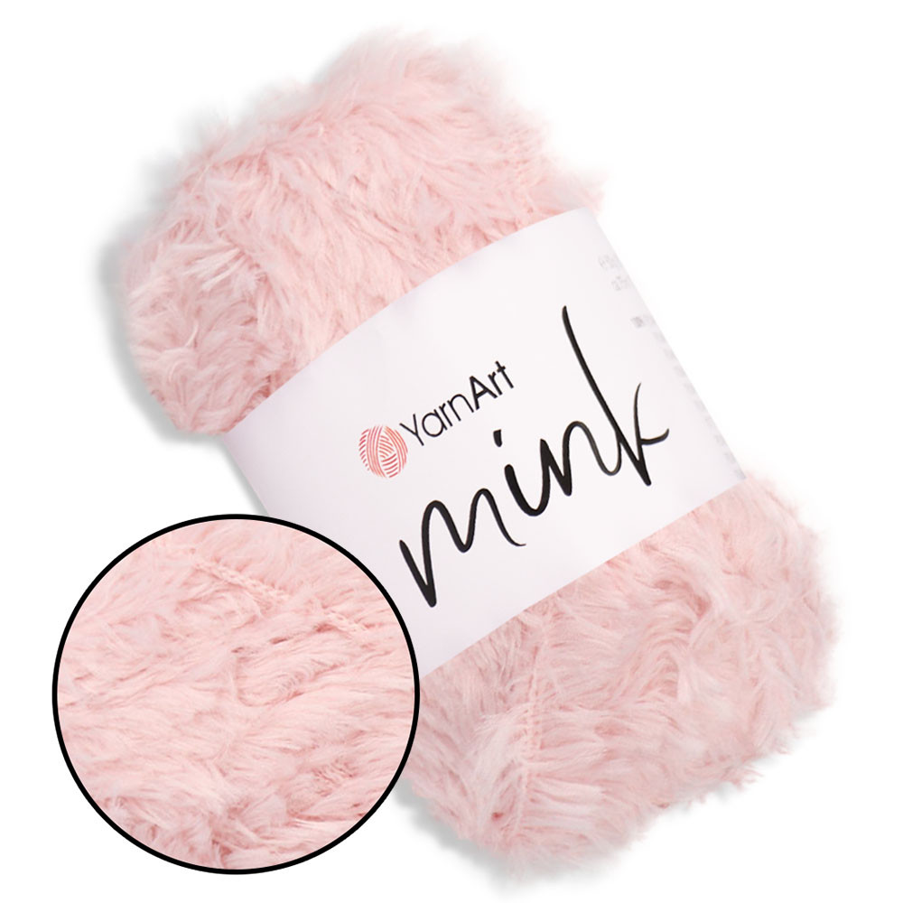 YarnArt Mink, Рожевий №347, фото 1