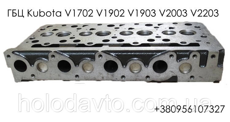 Головка блока циліндрів двигунів Kubota V1702 V1902 V1903 V2003 V2203