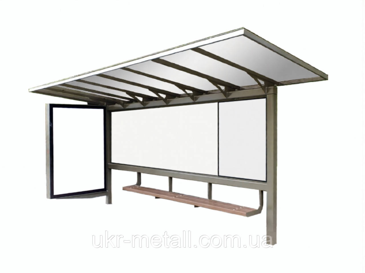 Автобусний павільйон (полікарбонат), фото 1