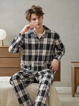 Піжама чоловіча для хлопчика підлітка Байка в карту