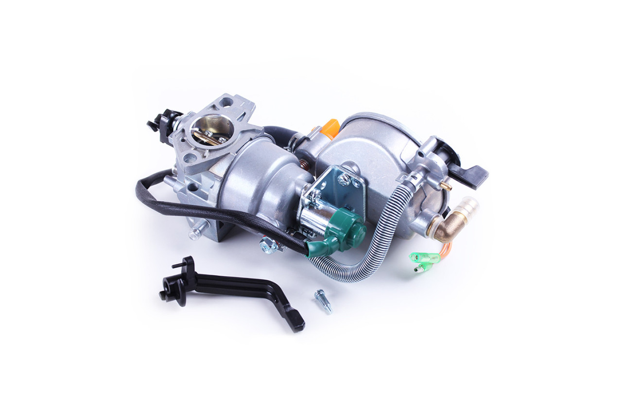 Карбюратор із газовим редуктором TT AGRO MOTO на бензиновий двигун 188F генератора GN 5-6 KW, фото 1