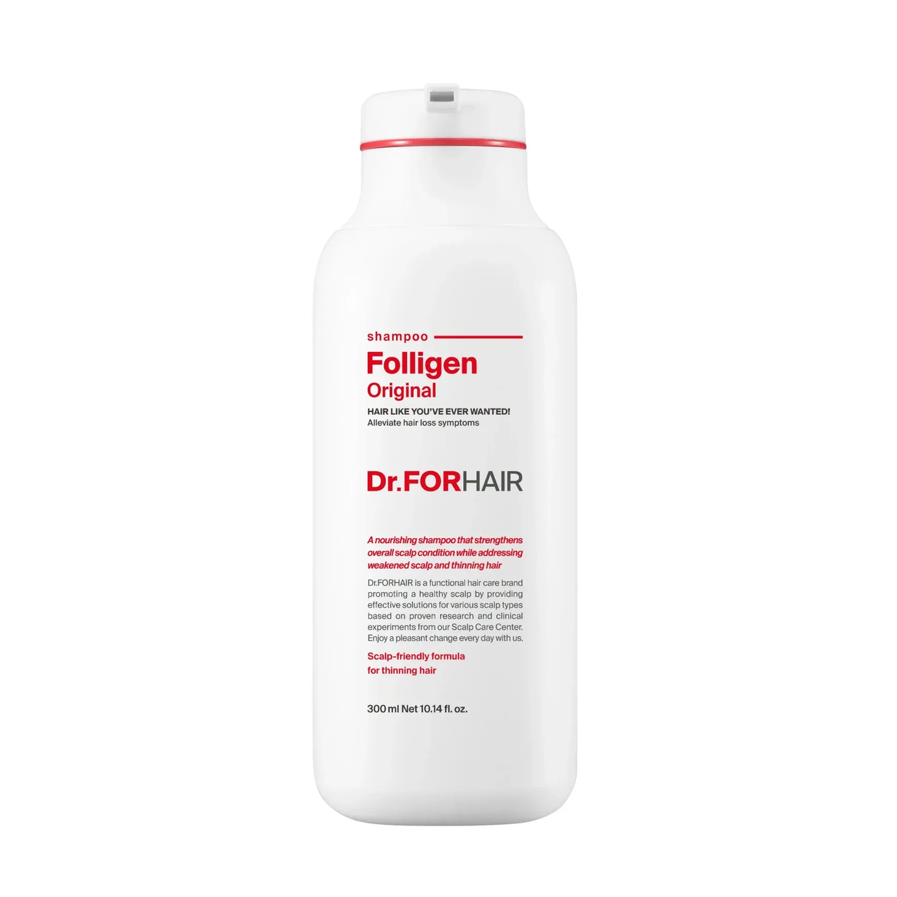 Зміцнюючий шампунь проти випадіння волосся Dr.Forhair Folligen Shampoo, 300 мл (531052)
