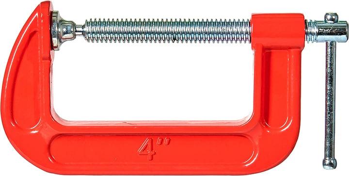 Струбцина С-подібна чавунна 100мм затиск, посилена рама 4'' \\ SP206565