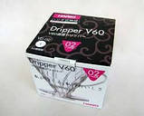 Пуровер Hario V60 02 прозорий пластиковий для заварювання кави на 1-4 чашки VD-02T, фото 3