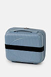 Бьюті-кейс для валізи Tourist 608-4-GB блакитний, фото 3