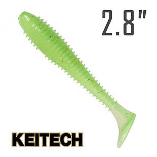 Swing Impact Fat 2.8" EA#19 electric chart shad (8 шт/уп)