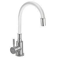 Cмеситель для мойки на кухню с гибким шлангом кран гнущийся для кухонной раковины