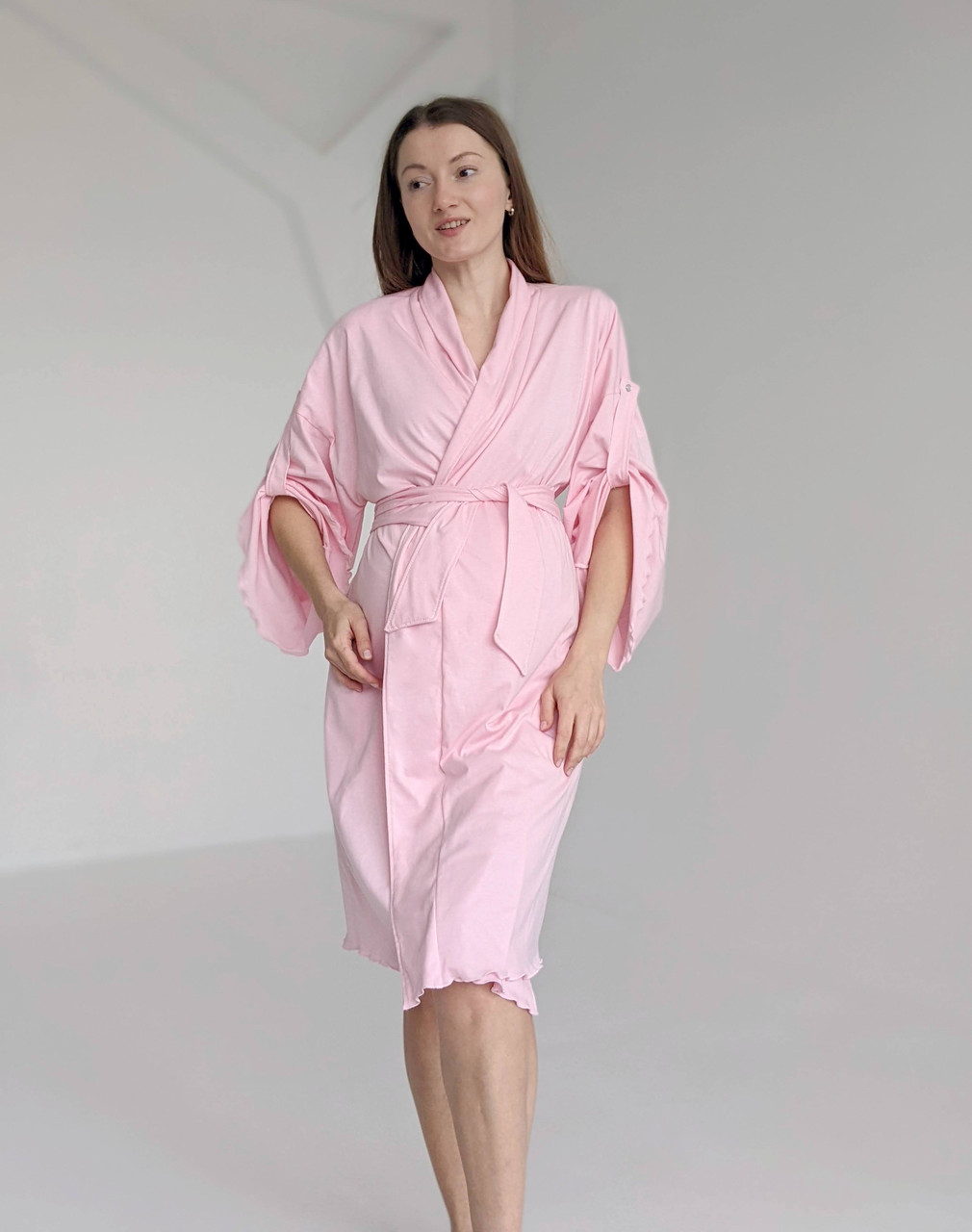 Халат-кімоно ELEGANCE (рожевий), фото 1