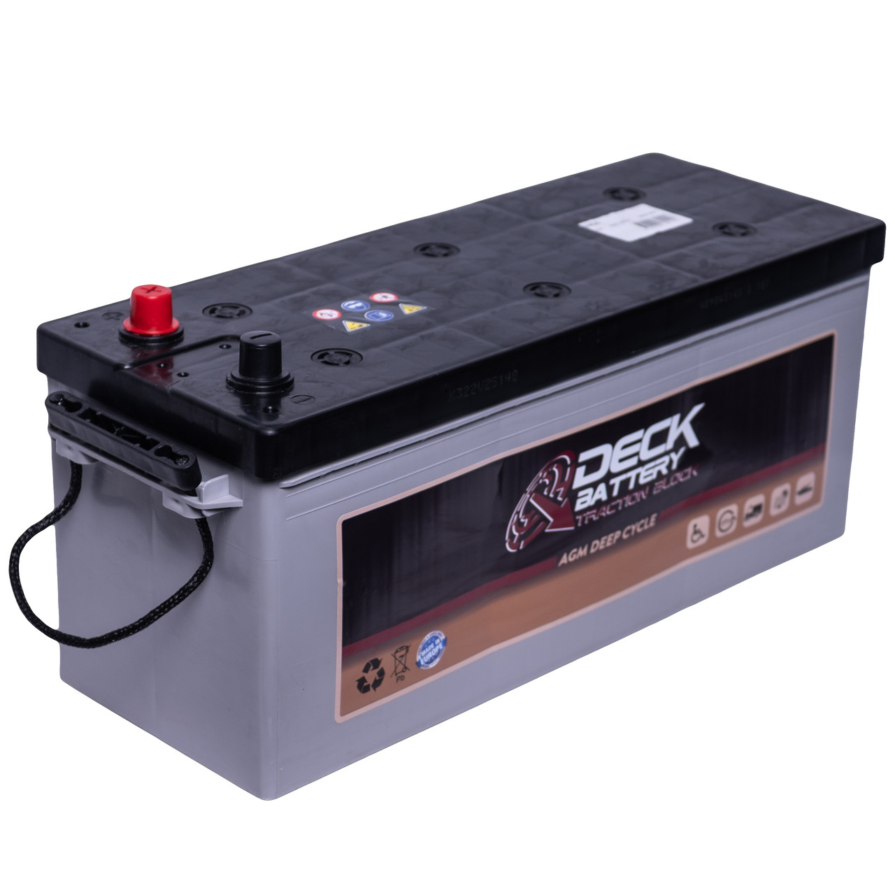 Акумулятор автомобільний 140Ah (-/+) DECK AGM DEEP CYCLE АКБ 513x189x220, фото 1