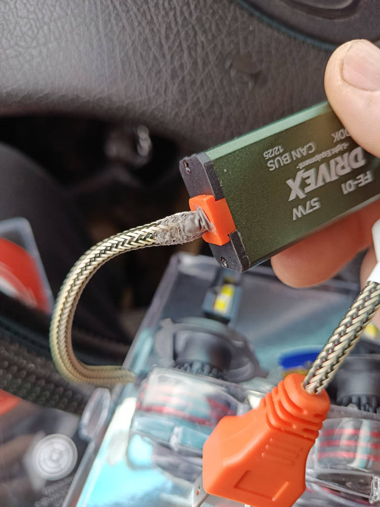 Світлодіодні лампи DriveX FE-01 H4 H/L 57W CAN 9-32V 6000 K LED - фото покупців 1