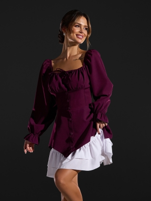 Жіноча  сукня з баскою, фото 1