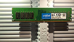 Для ПК 8gb DDR4 Crucial PC4-17000U 2133 RAM Оперативна пам'ять CT8G4DFD8213.C16FBR2