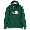 Худі The North Face зелений тепла м’яка якісна на флісі з начосом, фото 2