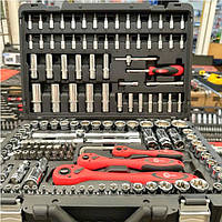 INTERTOOL ET-7151 набір інструментів для авто 151 предмет, ключі та викрутки для професіоналів, кейс, якісні матеріали