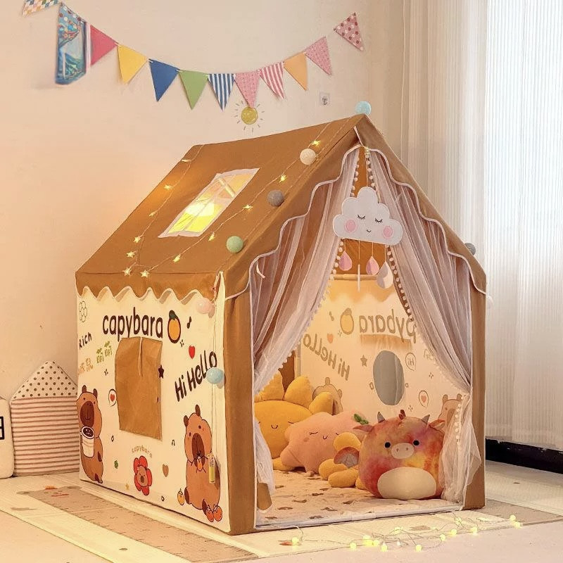 Дитячий ігровий намет замок для хлопчиків дівчаток ігровий будиночок для дому палатка для сну та розваг, фото 1
