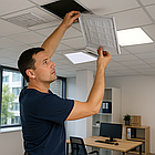 LED панель, Теплий білий, 60W, 6000lm / Світлодіодна панель вбудована / LED стельова панель, фото 7