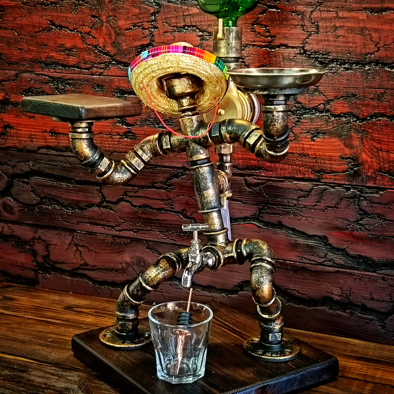 Дозатор для алкоголю "Аміго зі лічильником" /Наливайка/Оригінальний подарунок на день народження!, фото 1