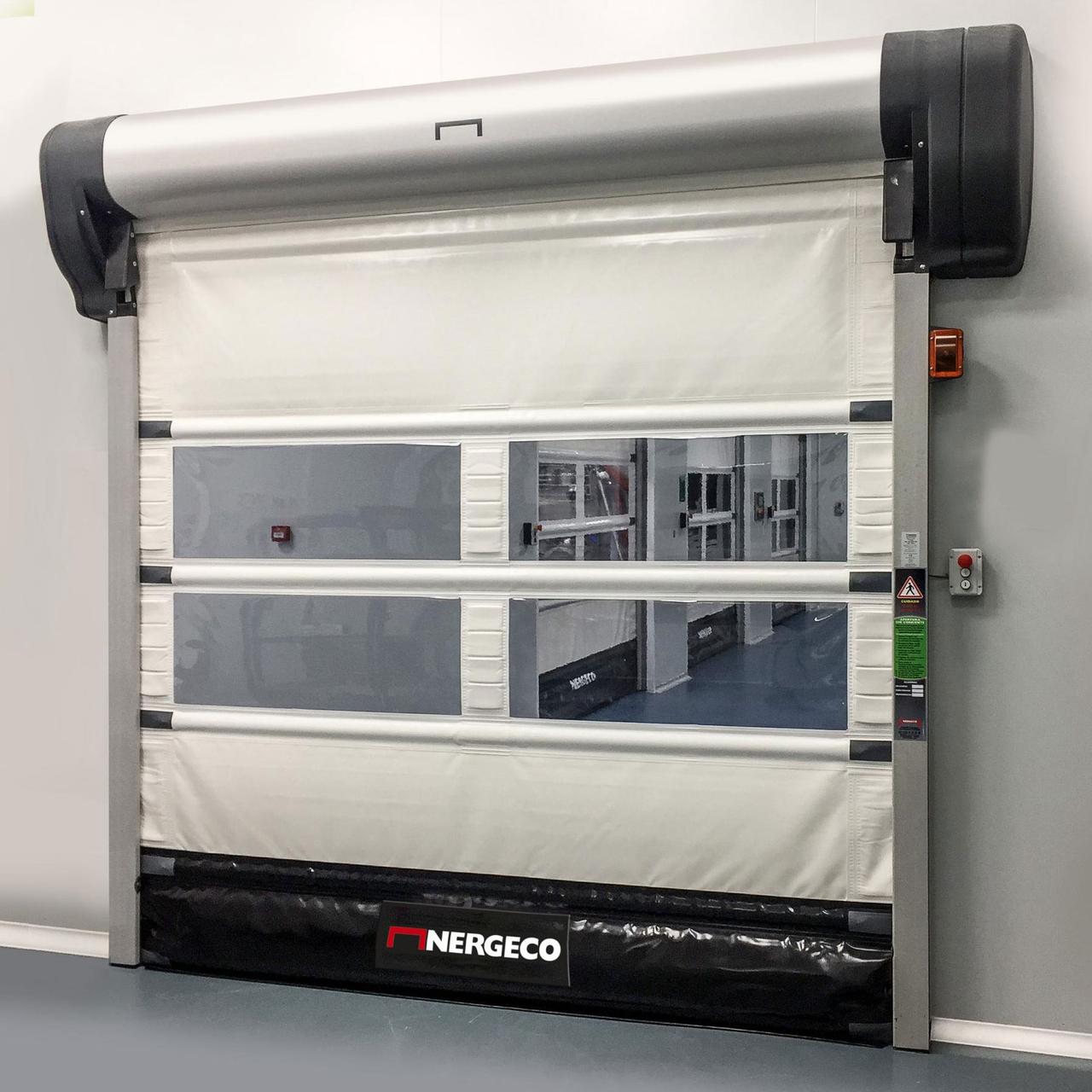 ASSA ABLOY RLABO5 — гнучкі ворота, стійкість 40 Па, відкриття 1 м/с