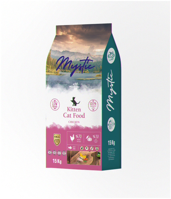 Сухий Корм Mystic Беззерновий для кошенят з Куркою 15 кг, Оригінал, фото 1