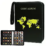 Тримач для монет, альбом для колекціонерів на 200 монет. Футляр для зберігання, фото 2